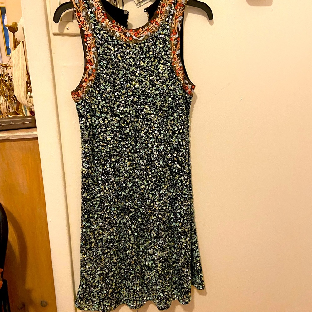 Virun Bahl sequin shift dress